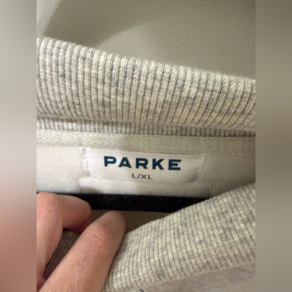 Parke Large/XL Stoney Clover Collaboration Mockneck Sweatshirt. 💙⚡️ - Picture 4 of 5